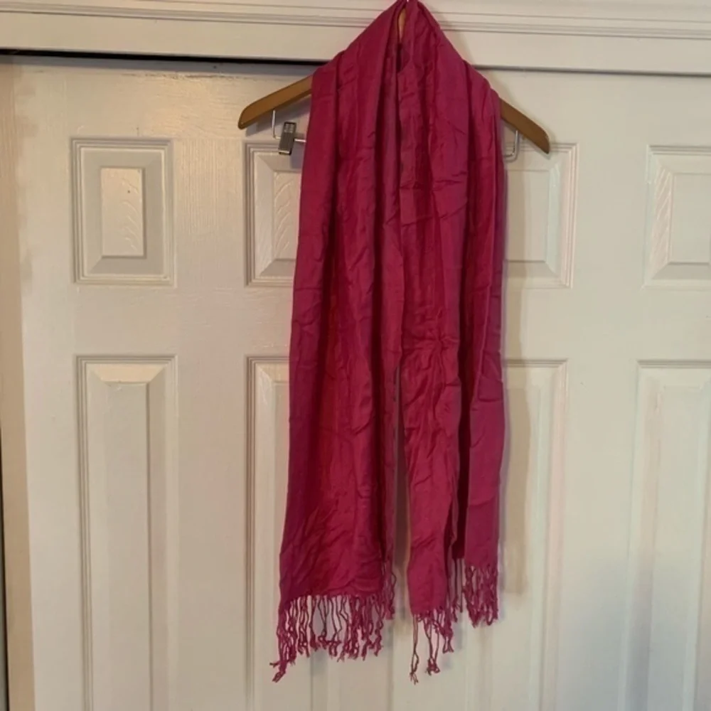 Dark Pink‎ Oversized Scarf